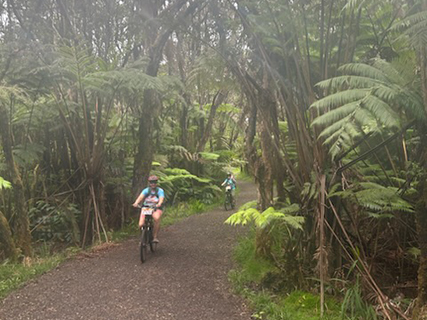 There were many beautiful trails in the park.  We enjoyed covering more ground on the bikes than we could have by walking; and seeing more than we could have by driving.