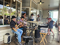 We enjoyed some great  Portuguese food at Andrade's Cafe with a little history lesson of the town,  some amazing chocolate samples and stories at Honokaa Chocolate Co, and then some nice live music at the heritage center in Honoka'a.